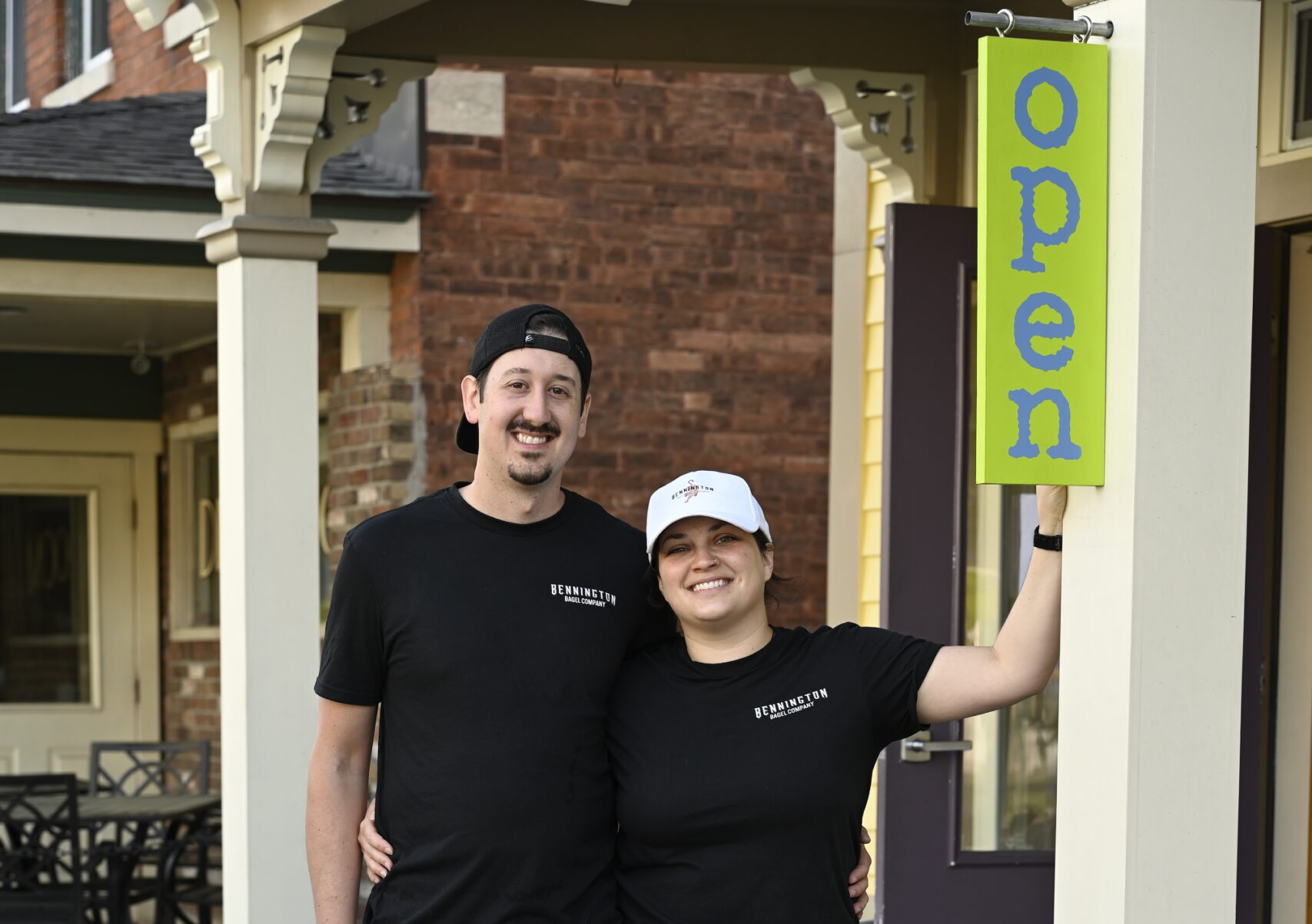 Steven and Lauren at Shop